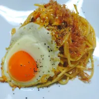 貧乏人のパスタ(卵とチーズのパスタ)| はるみさん