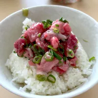 ネギマグロ丼|たけさん