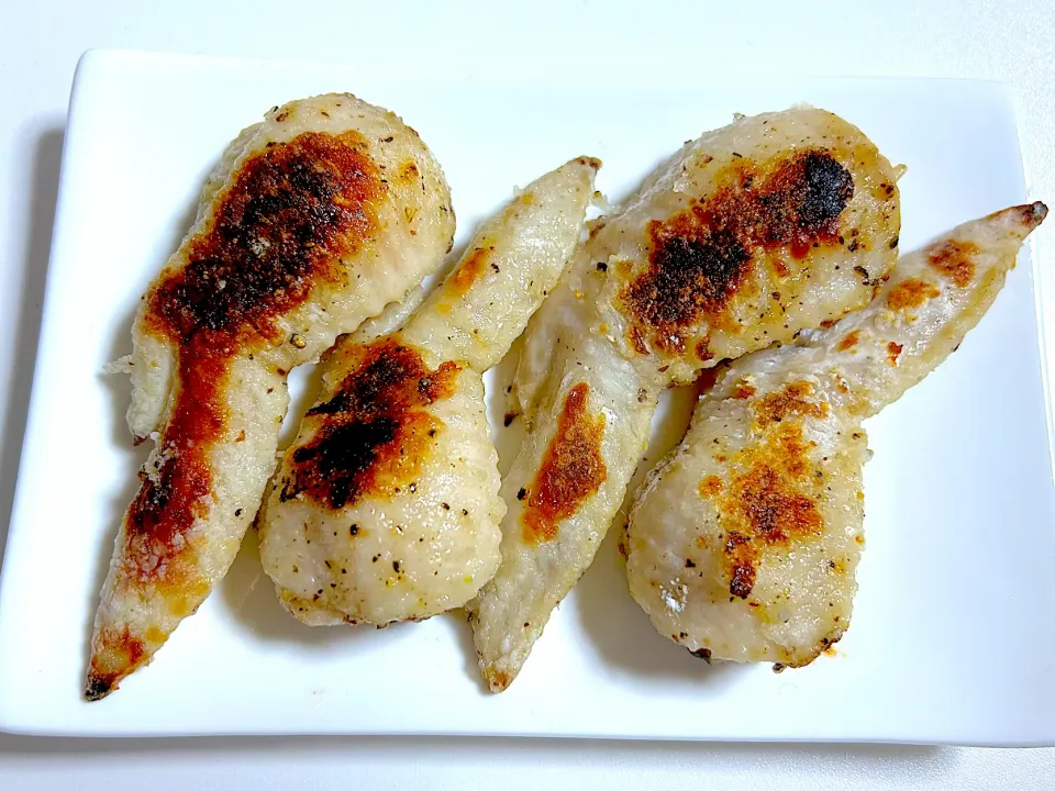 骨抜き手羽先の黒胡椒焼き|keychanさん