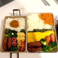 パパお弁当＆息子お弁当🍱|みぃこさん