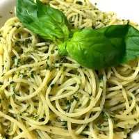 バジリコスパゲティ🍝|ゆきぽよ婆さん