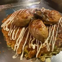 牡蠣お好み焼き