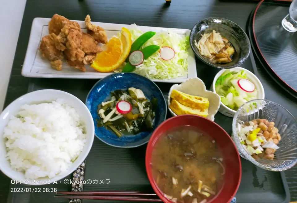 自家製唐揚げ定食|justice🍎IWATE🍎さん