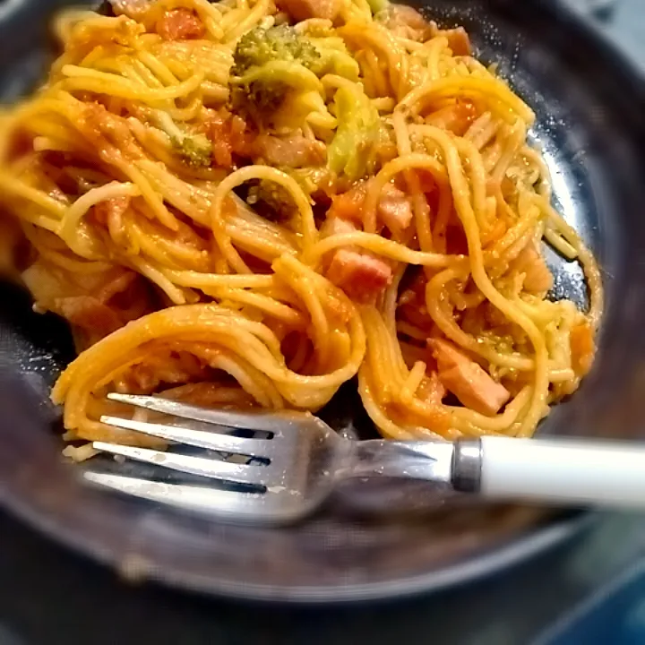 ワンパントマトパスタ|Kiyomiさん