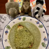 2025/1/12 とろみのあるほうれん草のスープ Spinach Cream Soup