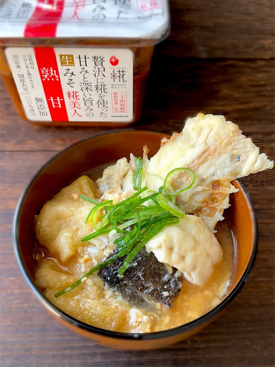 釣り魚🎣ヒラメのみそ汁(アラ汁)|9421beruさん