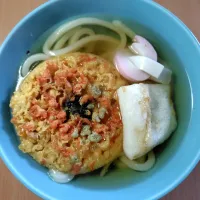 かき揚げ、力うどん|ハイドランジアさん