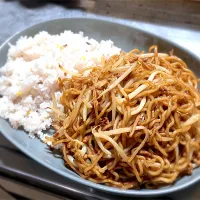 今夜は、深蒸し焼きそば定食を頂きました😋✨👍|ギムレットさん