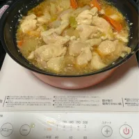 大根と🥕と鶏肉の煮物|料理好きなじいさまさん