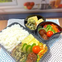 肉団子甘酢弁当|アッキーさん