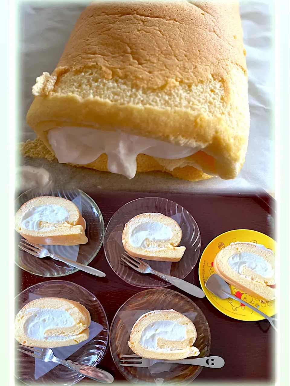 シフォンロールケーキ|harutomomamaさん