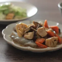 鶏胸肉の梅風味筑前煮