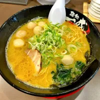 釜炊き豚骨醤油ラーメン うずら5個トッピング|T. Wonderさん