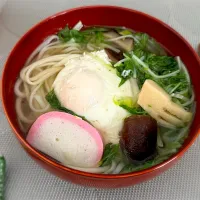 morimi32さんの料理 鳥手羽元のスープ×稲庭うどん|morimi32さん