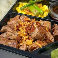 カットステーキ弁当|坂の上の友さん