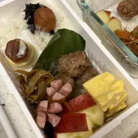 蒸してつくったミートボール弁当| たんぽぽさん