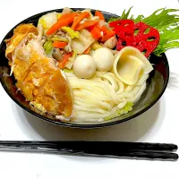 炙り鶏チャンポンうどん| マニラ男さん