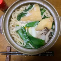 昼食　鍋焼きうどん|ATさん