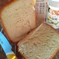 甘こうじ&塩糀パウダーで食パン🍞