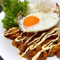 カレー照りマヨチキン丼|ハルさん