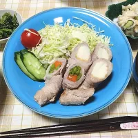 厚揚げと野菜の肉巻き|えぃみぃさん