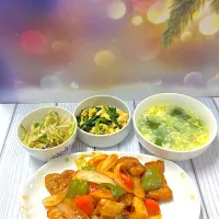 酢鶏ご飯|アッキーさん