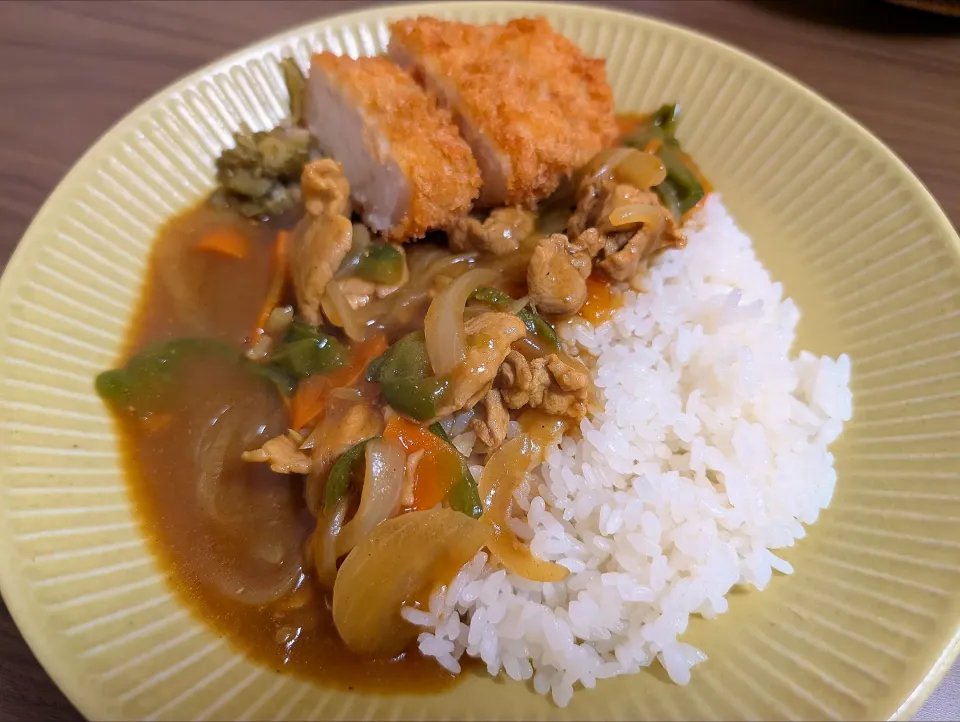具沢山カツカレー|はちみつポルコさん