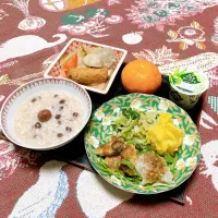 grandmaの晩ごはん☆ 今日は女正月🎍
小豆粥で邪気を払います…
今夜は昨日の残りに牡蠣のソテーで頂きます|kaoriさん