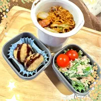 息子のお弁当🫶|ゆき茶❁⃘*.ﾟさん