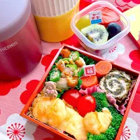 2025/01/16 漉き昆布のぐるぐる巻きとイカ天のお弁当|Blueberry🫐さん