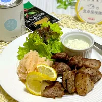 ギリシャ料理のワンプレート🇬🇷スブラキ・ザジキ・タラモサラダ|あゆさん