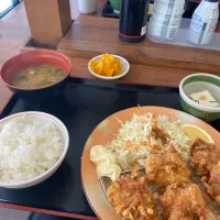 大阪市生野区林寺　街かど屋林寺店の唐揚げ定食|タカちゃんさん