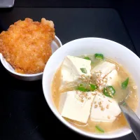 16:18 豆腐味噌汁と竜田揚げ|へれ子さん