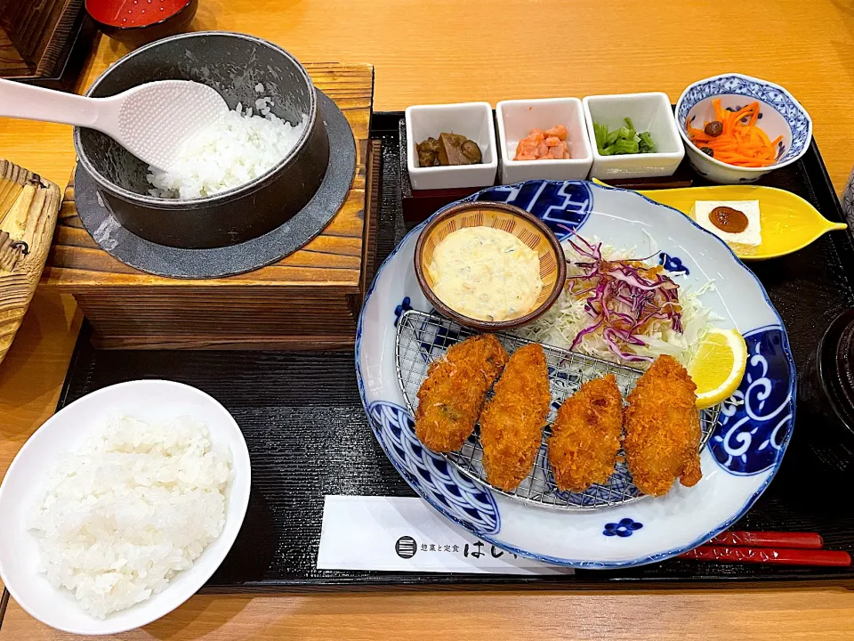牡蠣フライ定食|Miyukiさん