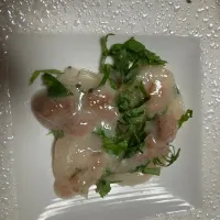 ホタテ梅肉ドレッシングで|かっちさん