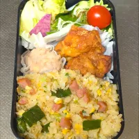 中華弁当（炒飯、唐揚げ、焼売）|黒川克博さん