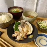 北寄貝の刺身定食|pontalさん