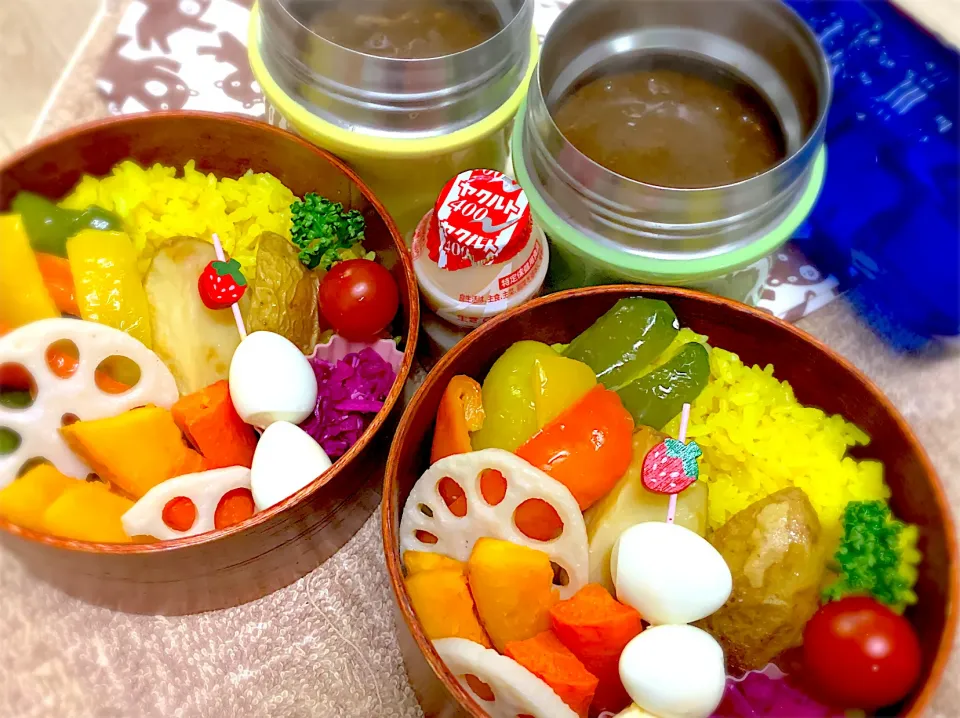 今日の夫婦弁⁽⁽ ◟(灬 ˊωˋ 灬)◞ ⁾⁾💕|桃実さん