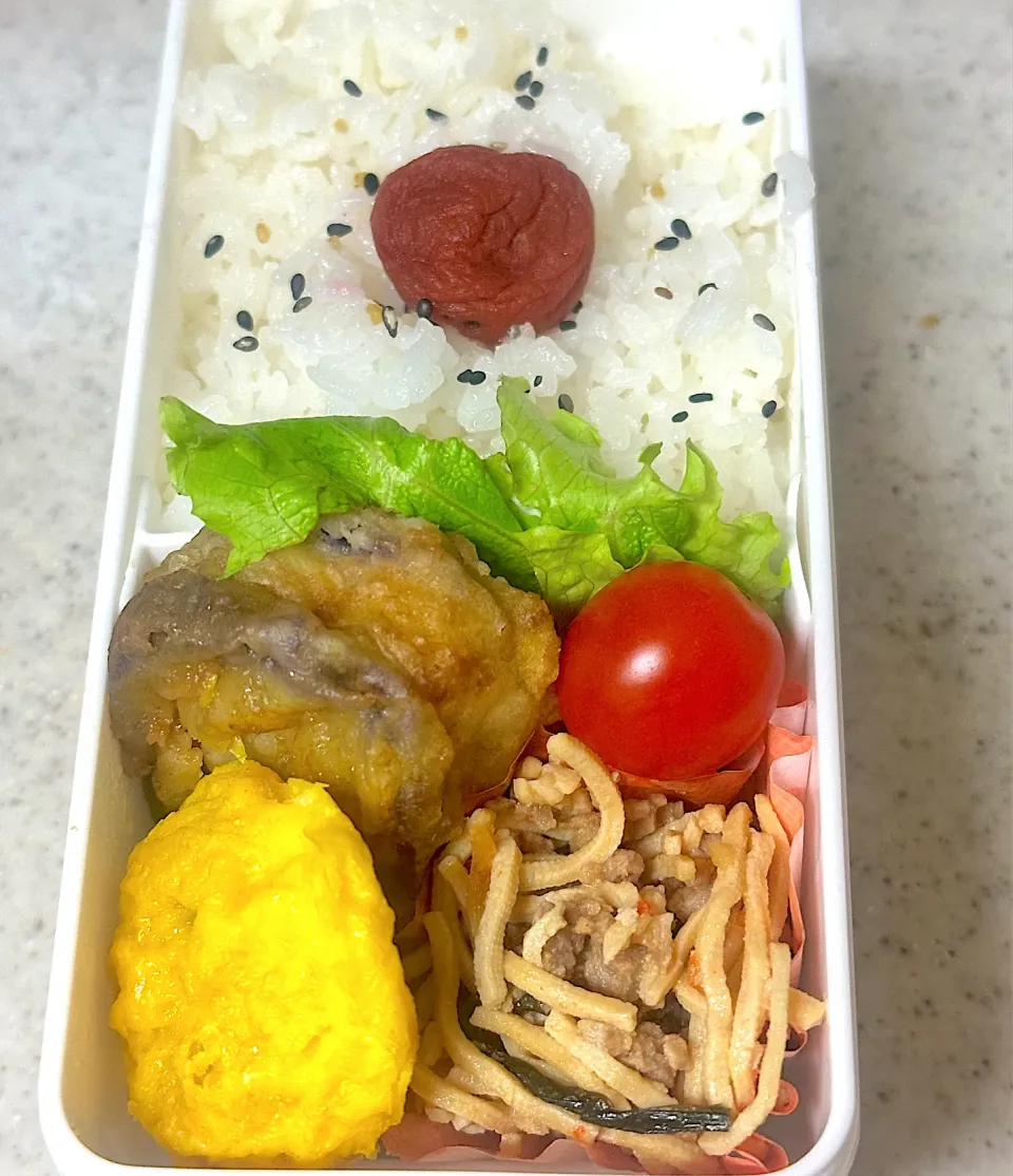 なすのはさみ揚げ弁当|besさん