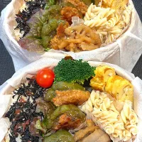 ピーマンの肉詰め弁当|hiro♪kouさん