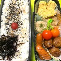 高1息子のお弁当🌈1/17(金)しらす卵焼き| KCoさん