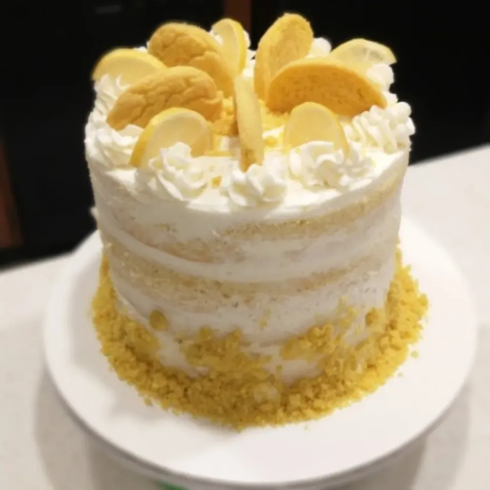 5 Layer Lemon Cake with Cream Cheese Frosting, Homemade Lemon Curd, and Eileen's Lemon Cookies|Alyssa Anayaさん