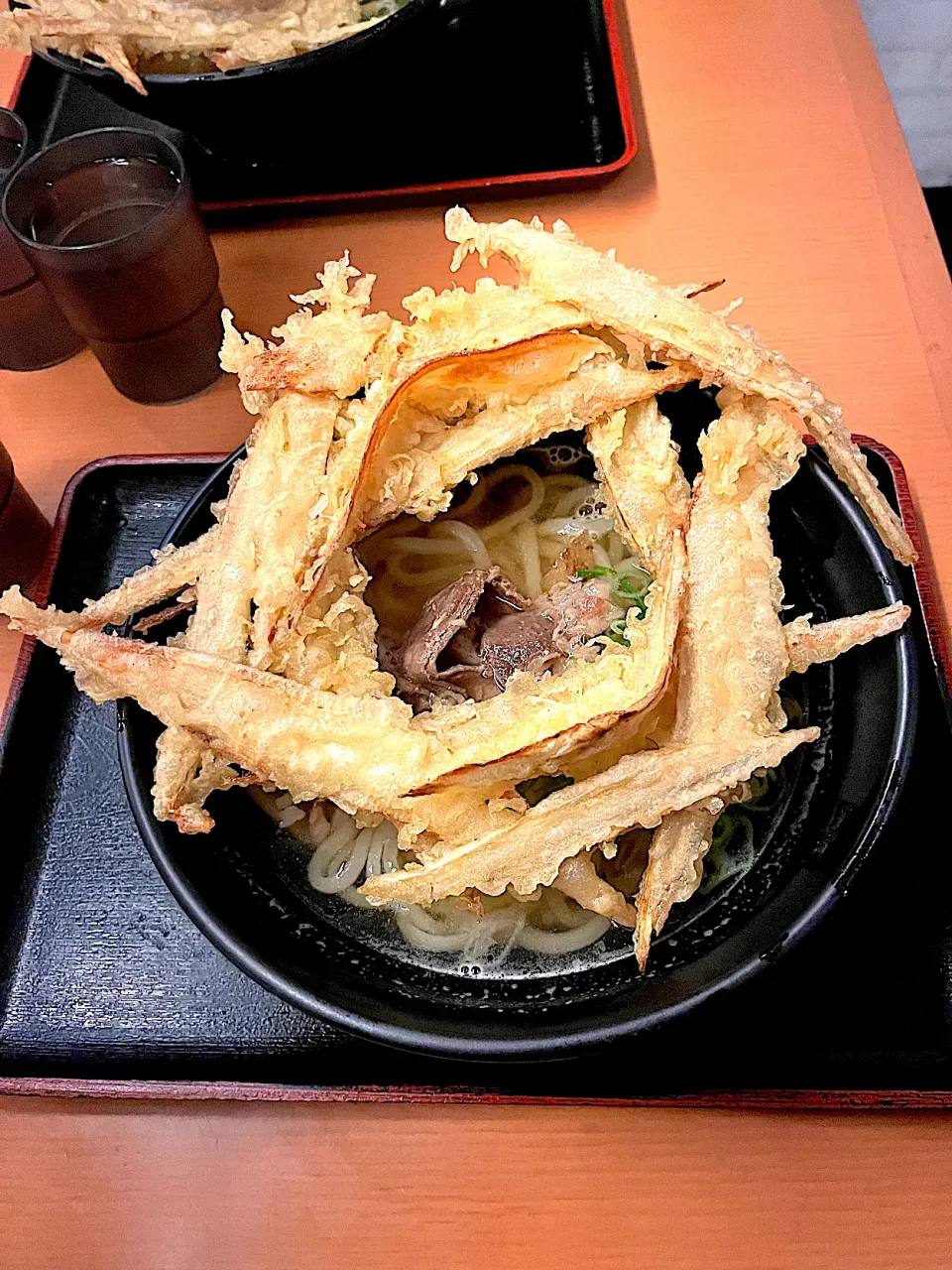 博多　大地のうどん　肉ごぼう天うどん|ヒロミ🏝🏝🏝🌺🏄🌊🐬🏄‍♀️🏄‍♂️🍹🐠👙🌺さん