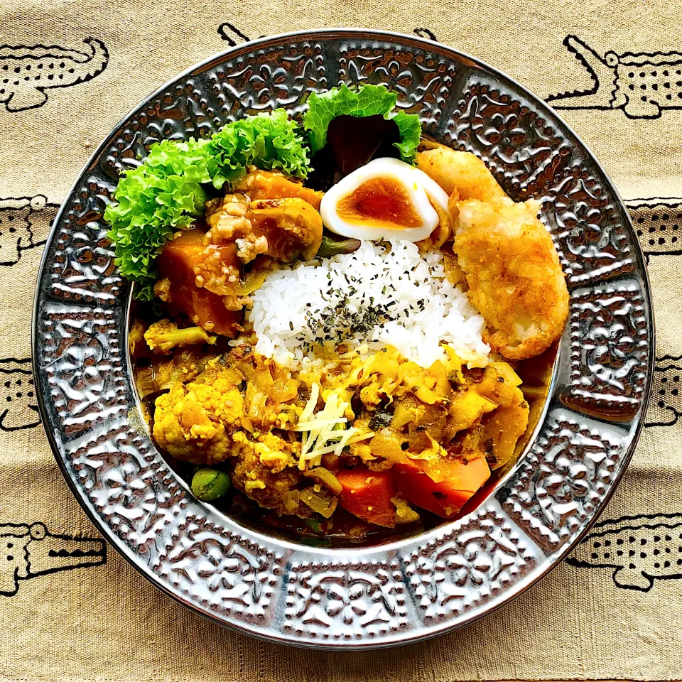 ベジタブルカレー 北インド風|青い鳥さん