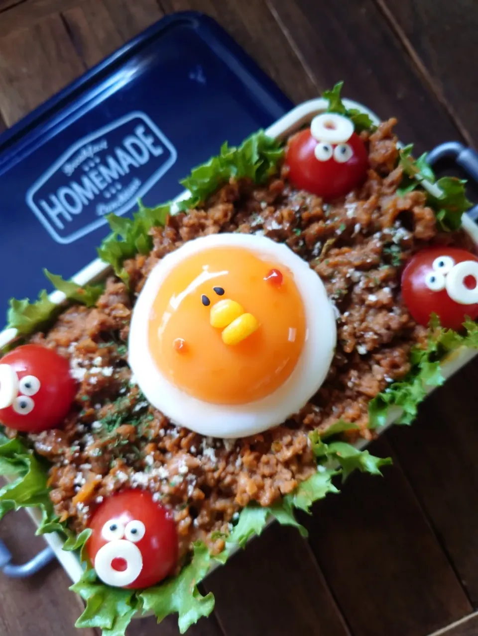 漢の…自分用🍱スパイシーなタコライス弁当|ᵏᵒᵘさん