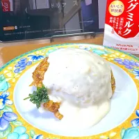 ホワイトソース乗せカレーピラフ| ichiさん