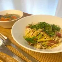 菜の花と北寄貝のパスタ| pontalさん