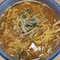 マルちゃん正麺の味噌で店みたいなラーメン|狛犬さん