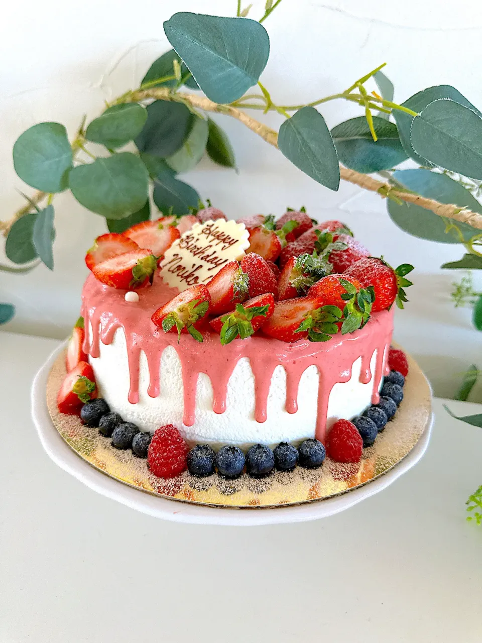 strawberry drip shortcake|Hitomi Yamamotoさん