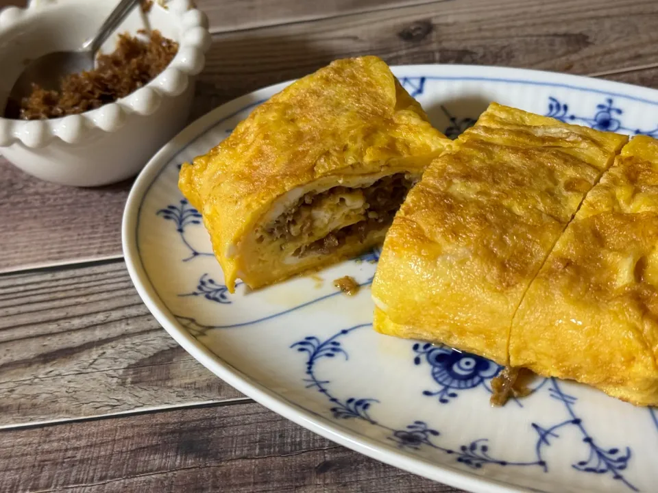 だしがらふりかけ入り卵焼き|mimiしろさん